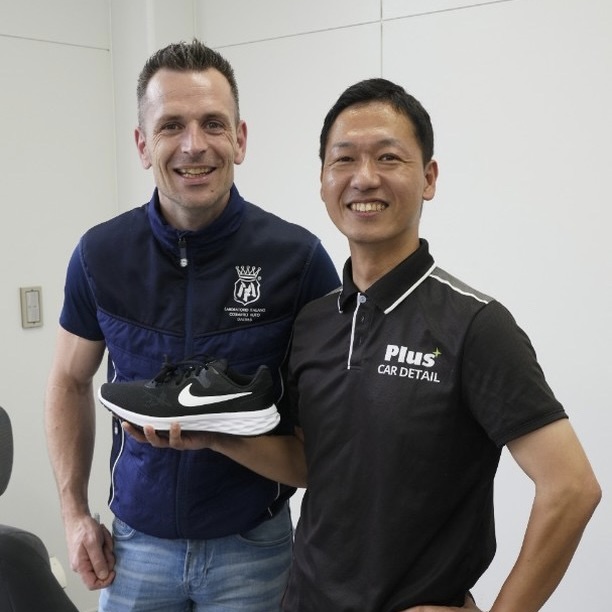 レジコックス氏と代表 福留